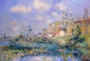 The Pond at Eysies - Albert Lebourg