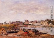 Trouville, the View from Deauville on Market Day - Eugène Boudin