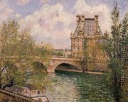 The Pavillion de Flore and the Pont Royal - Camille Pissarro