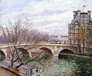 The Pont Royal and the Pavillon de Flore - Camille Pissarro