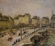 The Pont-Neuf: Snow - Camille Pissarro