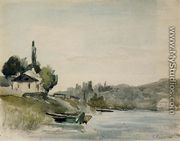 The Banks of the Marne at Cennevieres - Camille Pissarro
