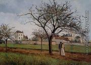 The House of Pere Gallien, Pontoise - Camille Pissarro