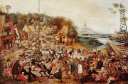 The Dance around the May Pole - Pieter the Elder Bruegel