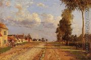 Road to Racquencourt - Camille Pissarro