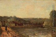 The Banks of the Seine at Bougival - Camille Pissarro
