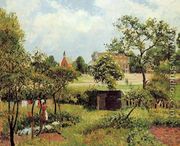 View Across Stamford Brook Common - Camille Pissarro