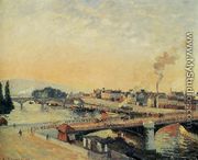 Sunrise, Rouen - Camille Pissarro