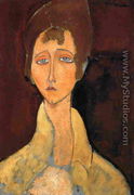 Woman in White Coat - Amedeo Modigliani