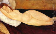 Reclining Nude, Head Resting on Right Arm - Amedeo Modigliani