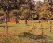 Enclosed Field at Eragny - Camille Pissarro