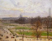 The Tuilleries Gardens: Winter Afternoon - Camille Pissarro