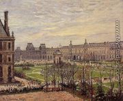 The Carrousel: Grey Weather - Camille Pissarro
