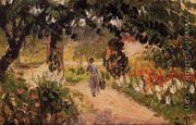 Garden at Eragny - Camille Pissarro