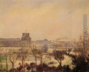 The Tuileries Gardens: Snow Effect - Camille Pissarro
