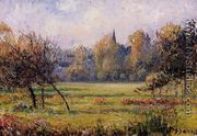 Landscape at Bazincourt - Camille Pissarro