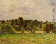 Eragny, Twilight - Camille Pissarro