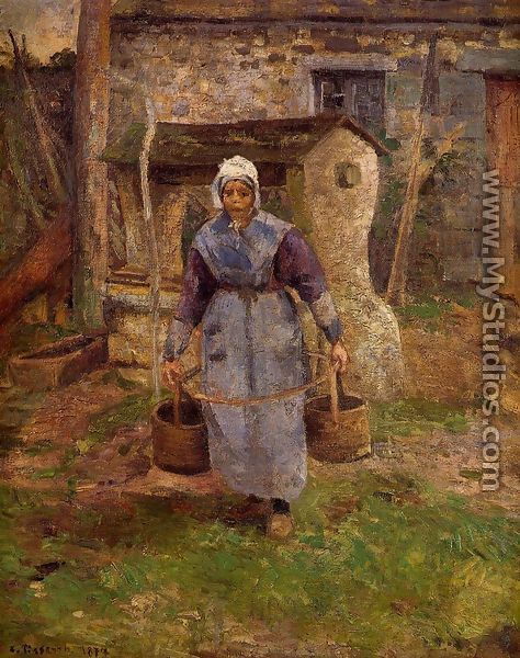 Mother Presle, Montfoucault - Camille Pissarro