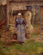 Mother Presle, Montfoucault - Camille Pissarro