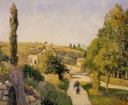 Landscape at l'Hermitage, Pontoise - Camille Pissarro