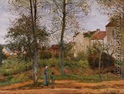 Landscape near Louveciennes - Camille Pissarro