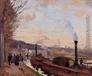 The Seine at Port-Marly - Camille Pissarro