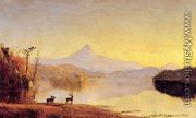 Lake Scene, Mount Chocorua - Jasper Francis Cropsey