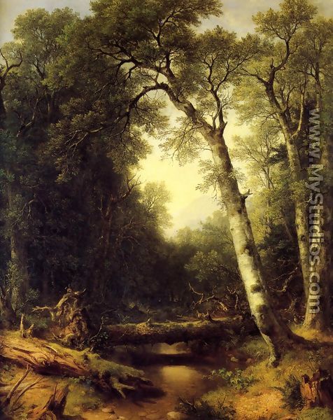 A Creek in the Woods - Asher Brown Durand