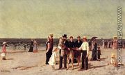 Beach Scene with Punch and Judy Show - Samuel S. Carr