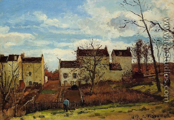 Spring at Pontoise - Camille Pissarro