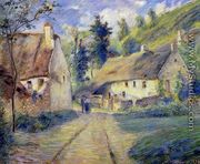 Cottages at Auvers, near Pontoise - Camille Pissarro
