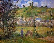 Chaponval Landscape - Camille Pissarro