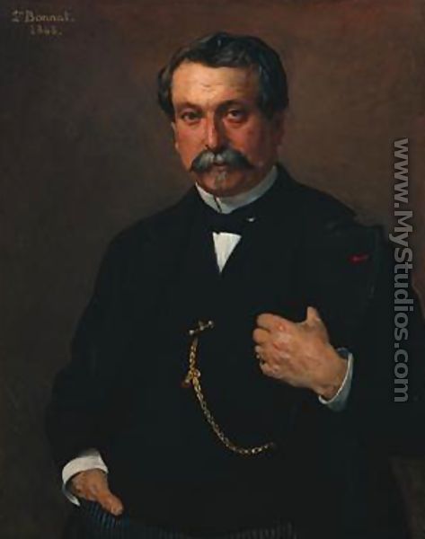 Portrait of a Man - Léon Bonnat