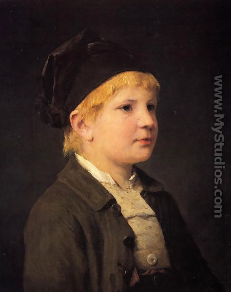 Portrait of a Young Boy - Albert Anker