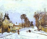 The Road to Versailles at Louveciennes I - Camille Pissarro
