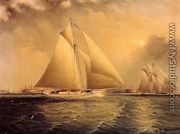Yachting in New York Harbor - James E. Buttersworth