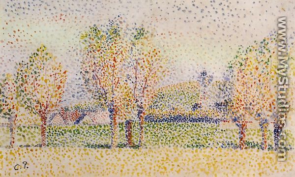 Eragny Landscape I - Camille Pissarro