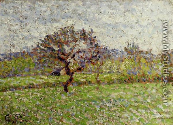 An Apple Tree at Eragny - Camille Pissarro