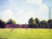 Hampton Court Green, London - Camille Pissarro