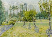 Study of Apple Trees at Eragny - Camille Pissarro