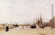 Fishermen's Quay, Trouville - Jean-Baptiste-Camille Corot