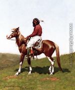Comanche Brave, Fort Reno, Indian Territory - Frederic Remington
