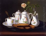 Still Life of Porcelain and Biscuits - George Forster