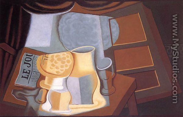 The Table in Front of the Window - Juan Gris