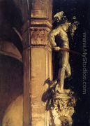 Statue of Perseus by Night - John Singer Sargent