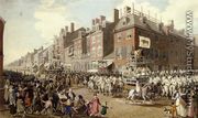 View of the Parade of the Victuallers From Fourth and Chestnut Streets - John Lewis Krimmel