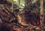 Mountain Stream in the Auverne - Etienne-Pierre Theodore Rousseau