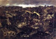 Rocky Landscape - Etienne-Pierre Theodore Rousseau