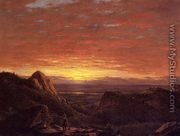 Morning, Looking East over the Husdon Valley from Catskill Mountains - Frederic Edwin Church