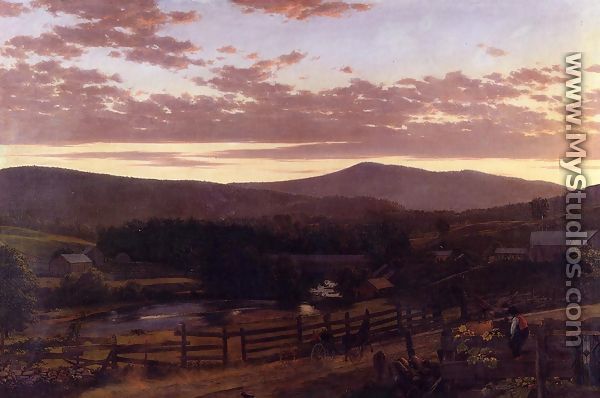 Ira Mountain, Vermont - Frederic Edwin Church